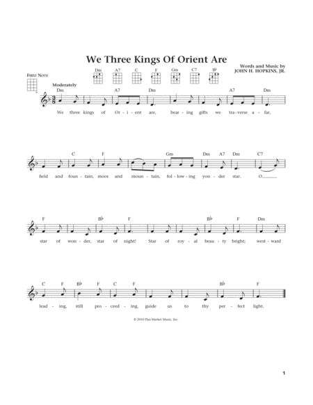 We Three Kings Of Orient Are (from The Daily Ukulele) (arr. Liz and Jim Beloff)