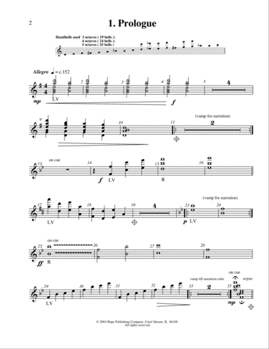 Celebrate the Season Handbell Choir scores gallery preview page 2