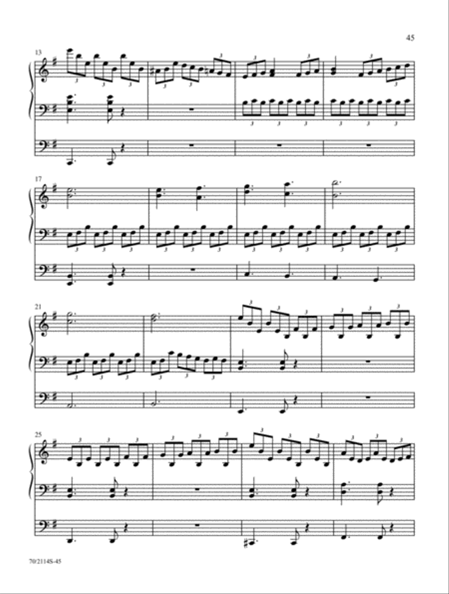 Again, I Say, Rejoice! Organ Solo scores gallery preview page 17
