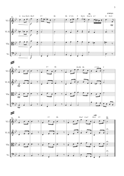 Wedding March (Wagner) Strings Quartet Chords image number null