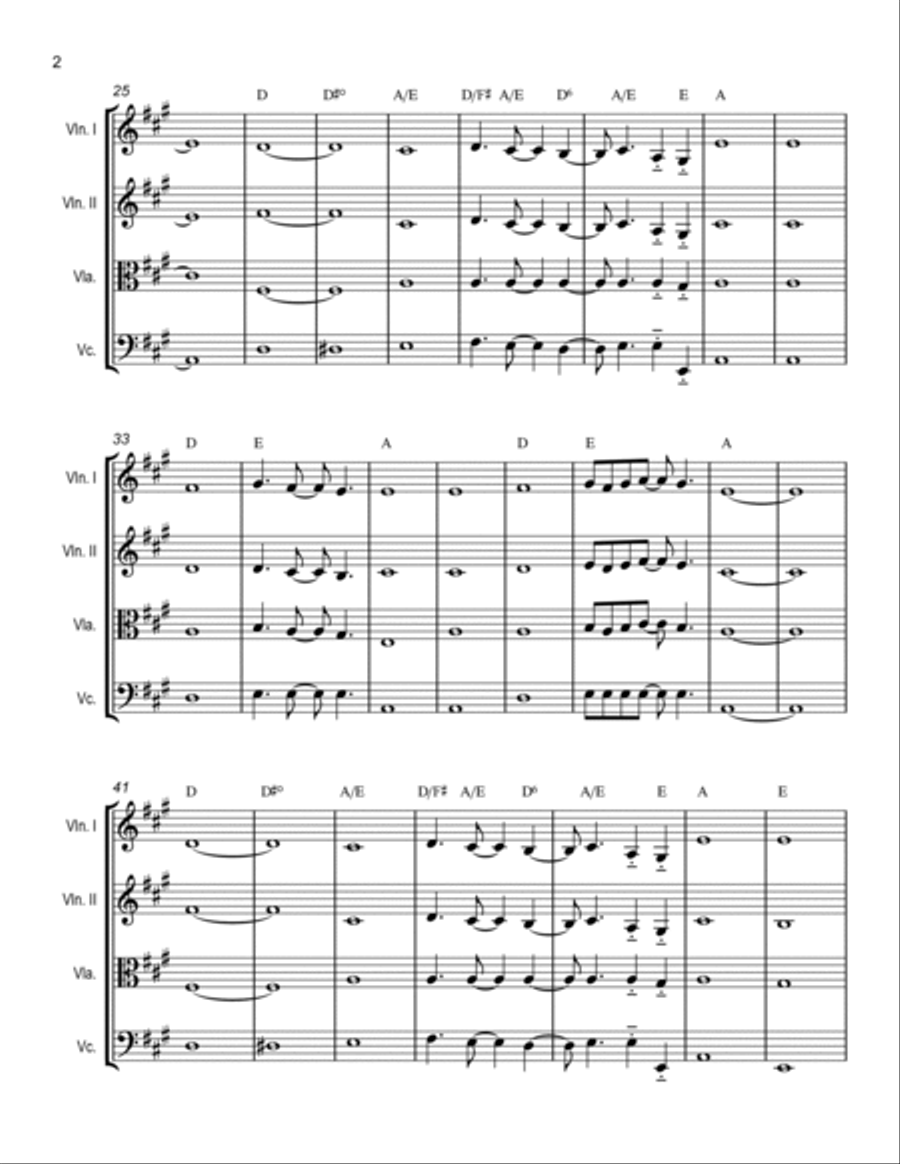 Here Comes The Sun String Quartet scores gallery preview page 2