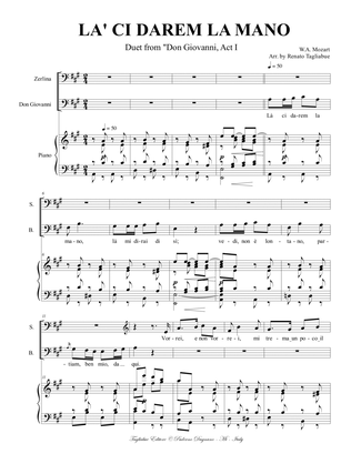 LA' CI DAREM LA MANO - From "Don Giovanni" - K. 527 - For Soprano, Basso and Piano