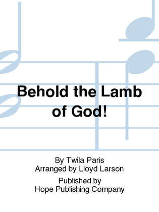 Book cover for Behold the Lamb of God with Lamb of God