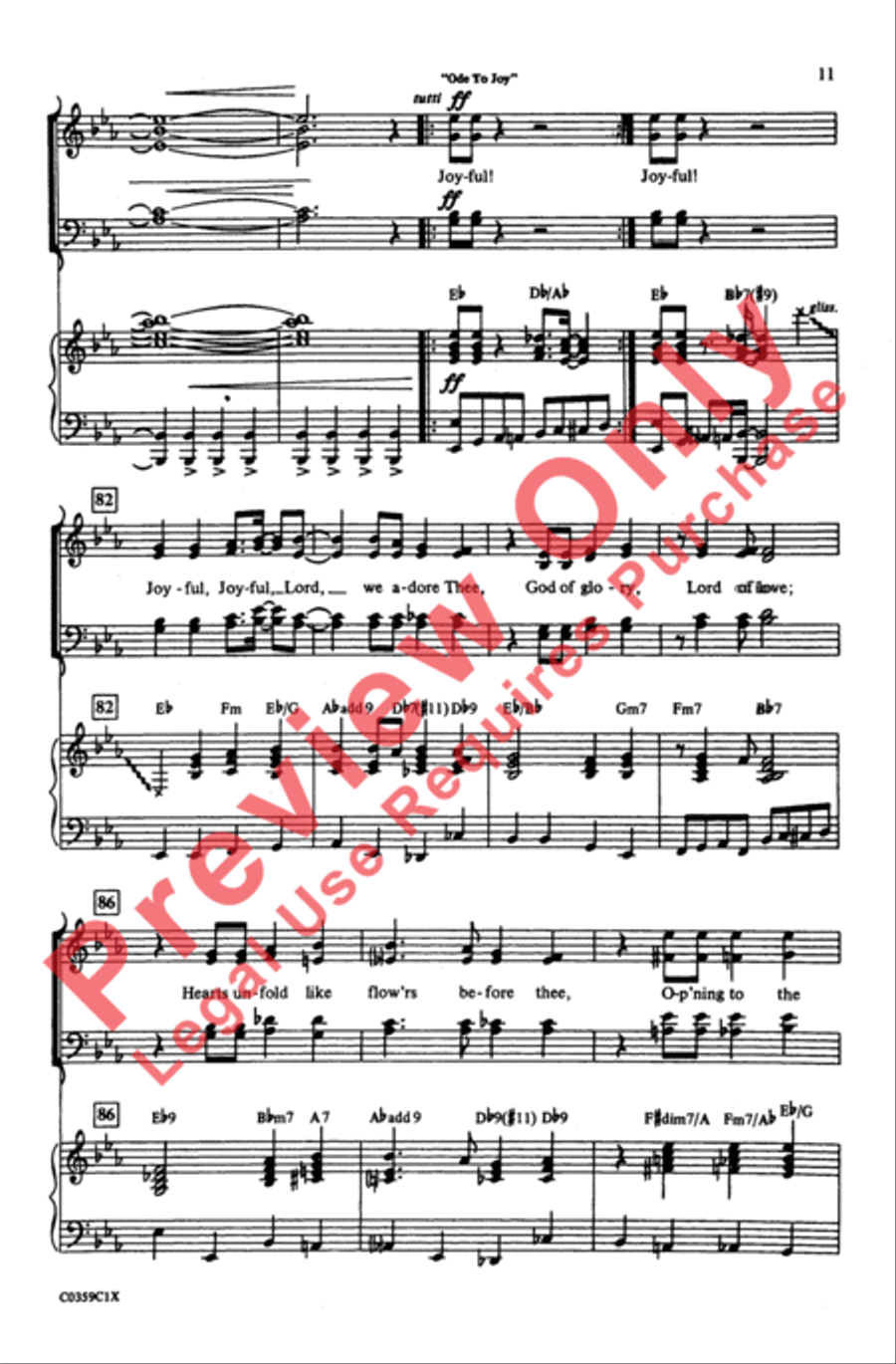 Oh, Happy Day 4-Part scores gallery preview page 11