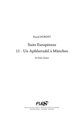 Book cover for Suite Europeenne 11 - Un Afelstrudel a Munich