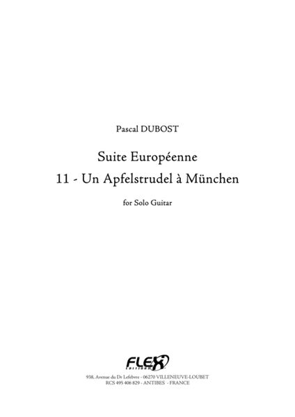 Suite Europeenne 11 - Un Afelstrudel a Munich image number null