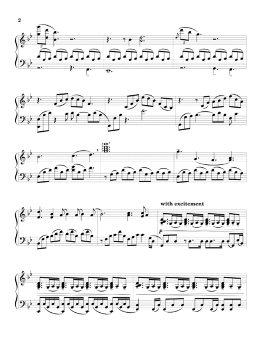 Impression Piano Solo scores gallery preview page 2