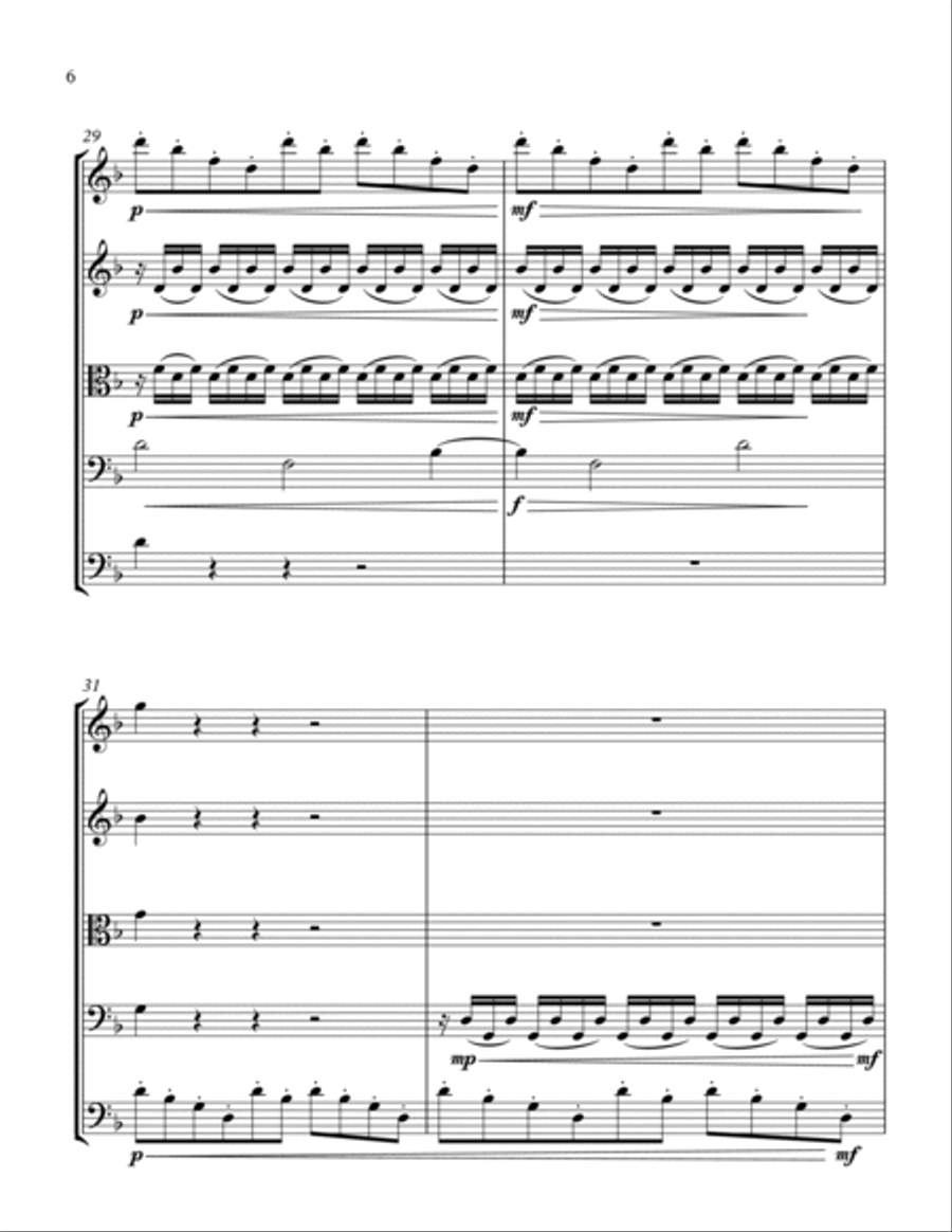 Finding The Path String Quintet scores gallery preview page 6