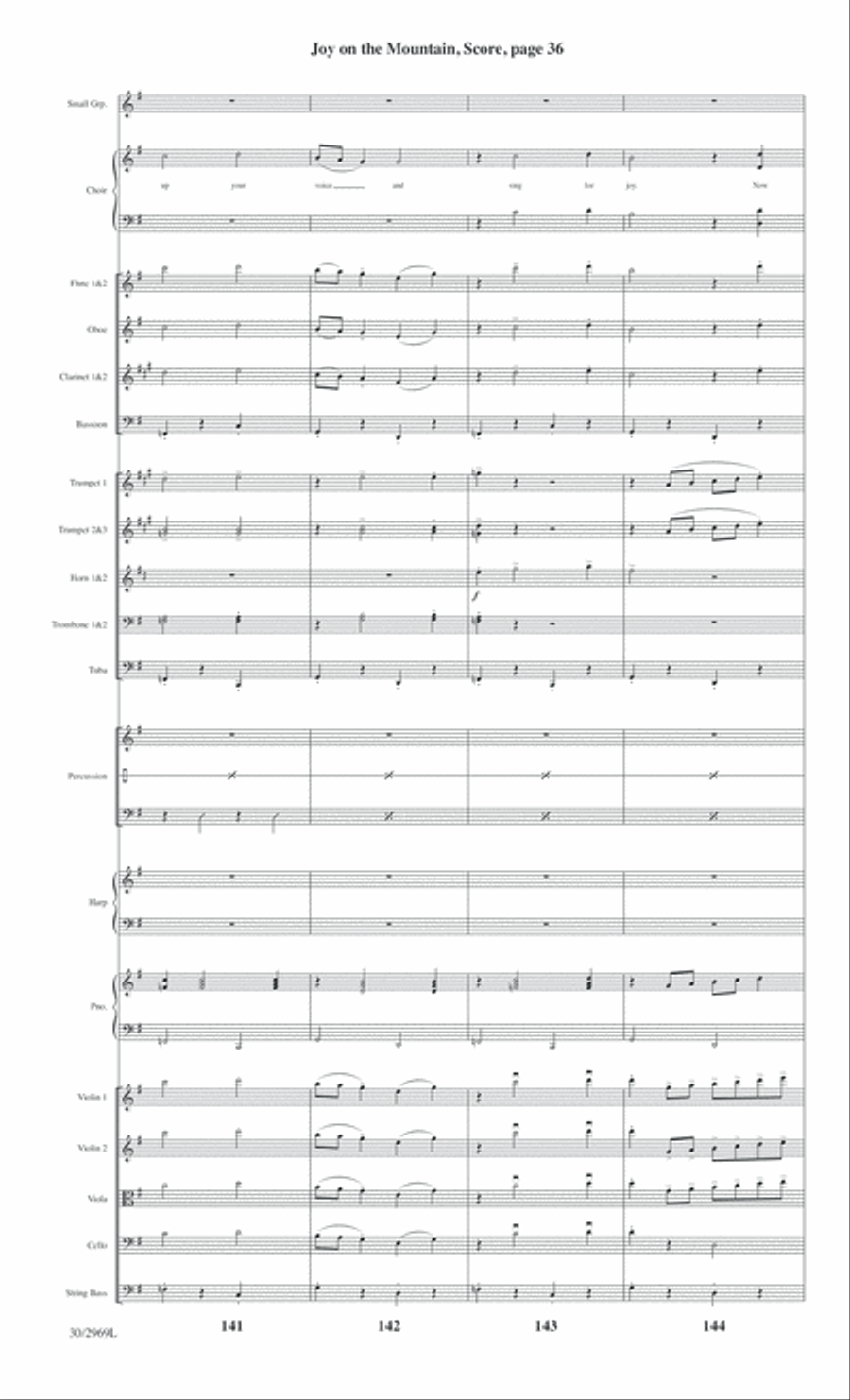 The Heart of Christmas - Full Score Choir scores gallery preview page 165
