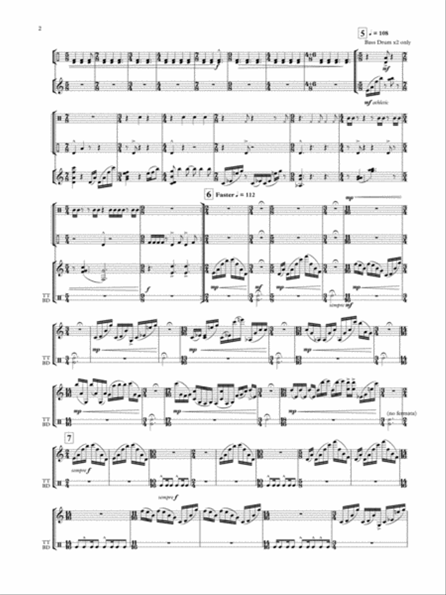 It's About Time (for solo percussion) Percussion scores gallery preview page 2