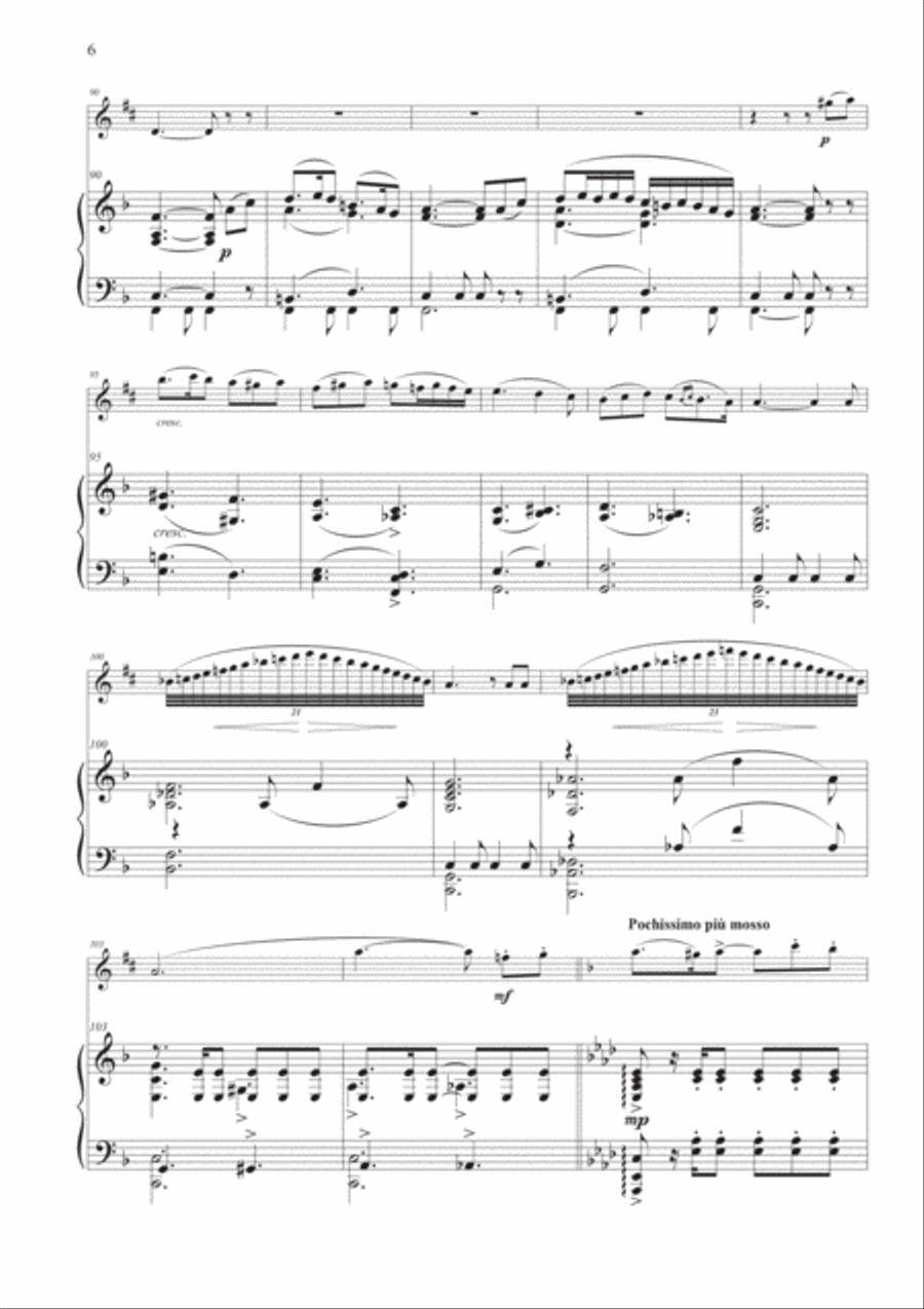 Scheherazade for Alto Saxophone and Piano Chamber Music scores gallery preview page 6