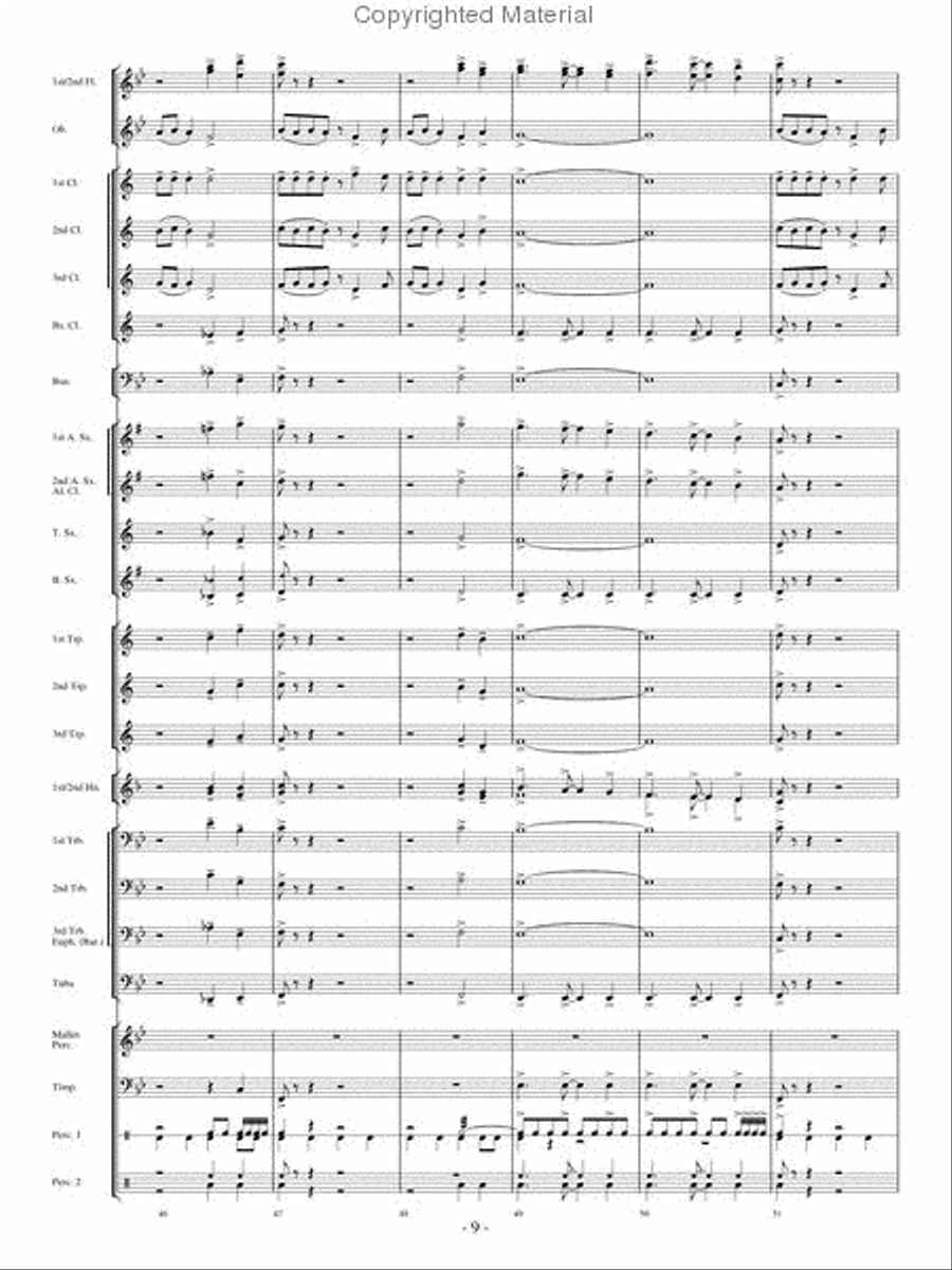 From Heartland to Heaven From Heartland to Heaven Concert Band scores gallery preview page 8