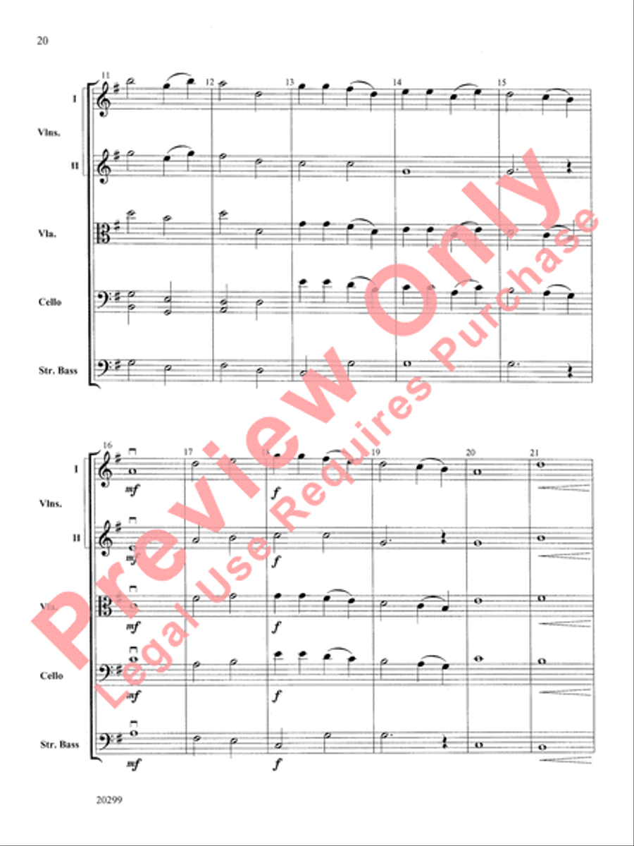 Pictures at an Exhibition, Selections from String Orchestra scores gallery preview page 21
