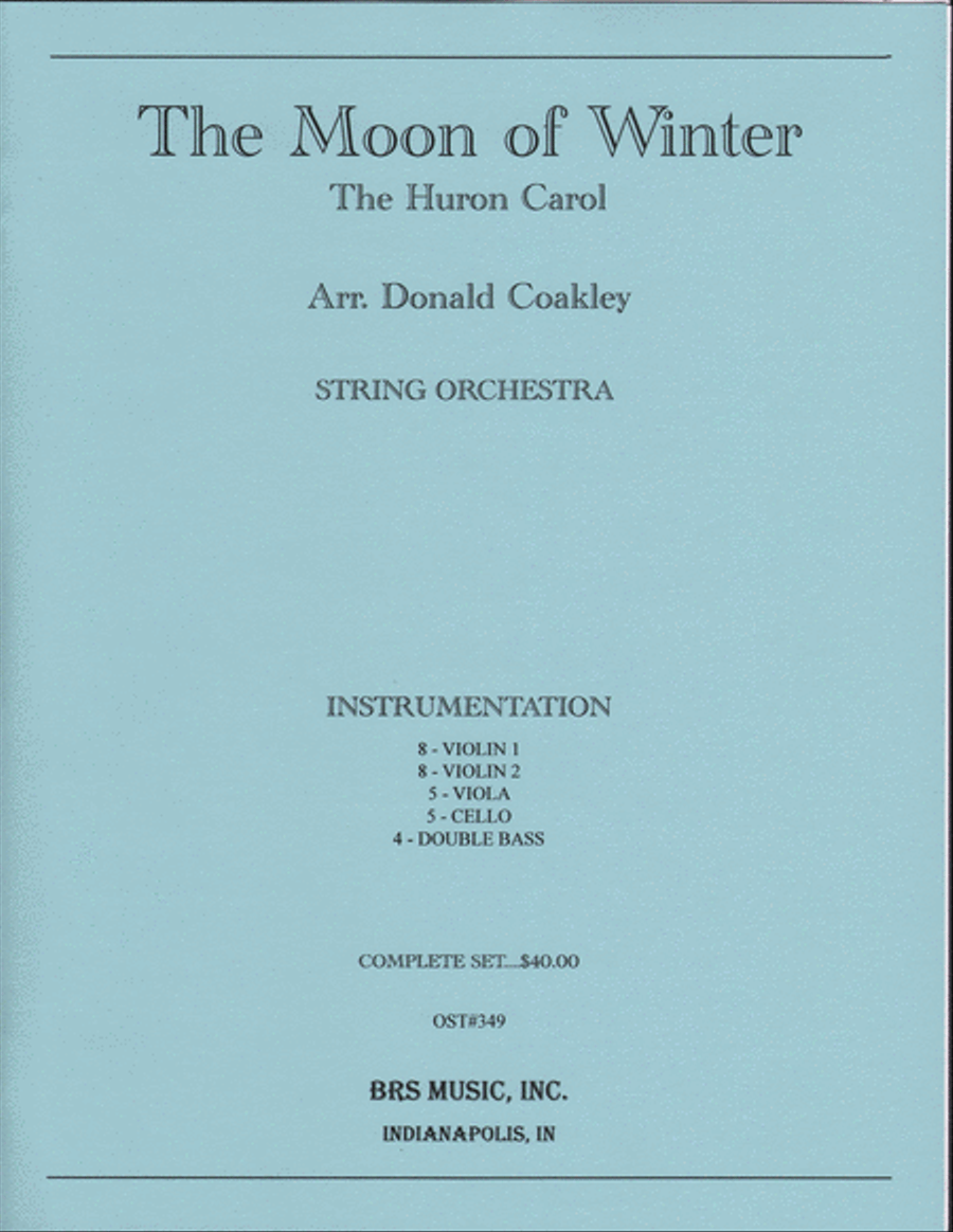 The Moon of Winter String Orchestra scores gallery preview page 1