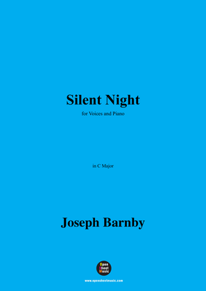 Book cover for Barnby-Silent Night,in C Major