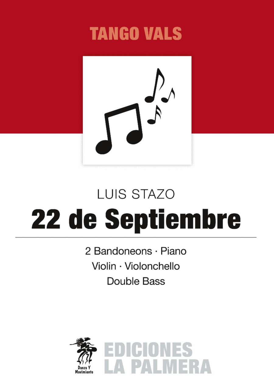 22 de Septiembre 22 de Septiembre Cello scores gallery preview page 1