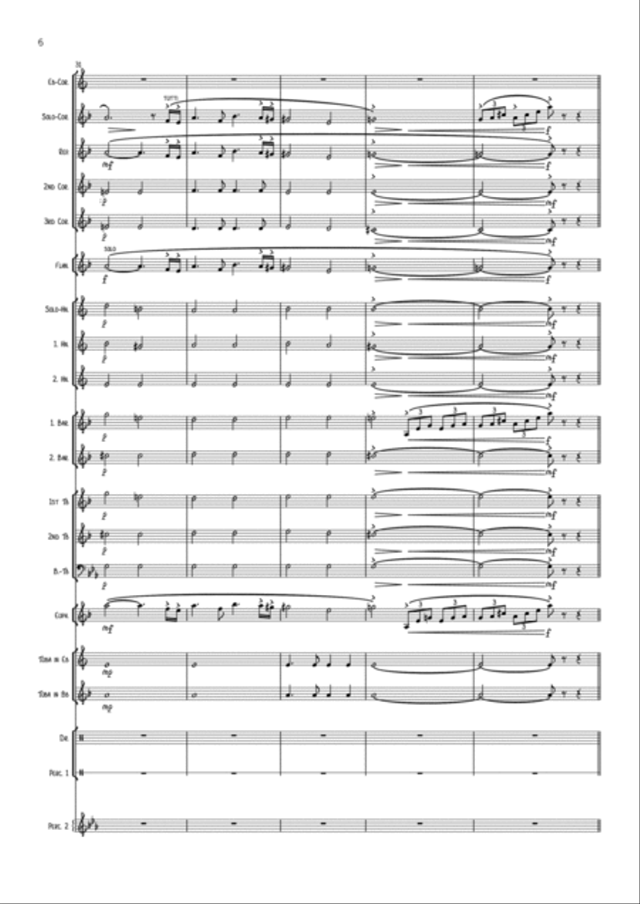 Assassin's Tango Brass Band scores gallery preview page 6