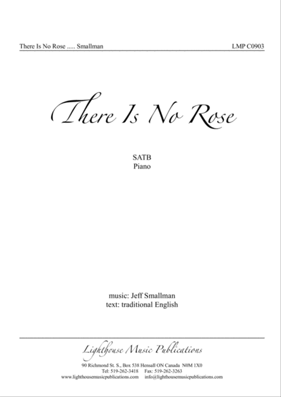 There Is No Rose There Is No Rose 4-Part scores gallery preview page 2