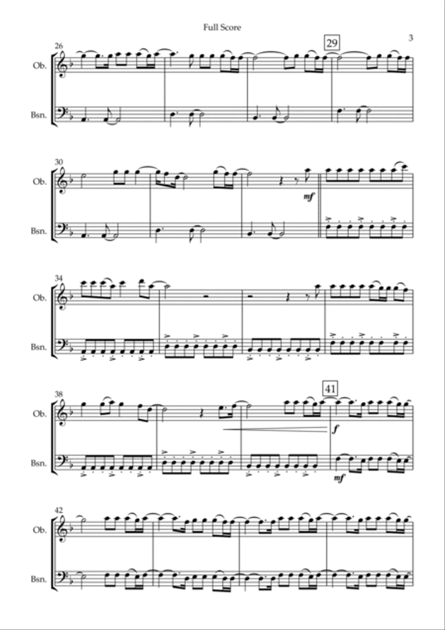 You Say Woodwind Duet scores gallery preview page 3