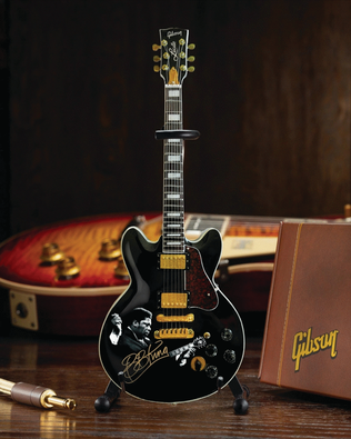 Gibson BB King ES-355 Lucille Tribute Ebony Mini Guitar Model