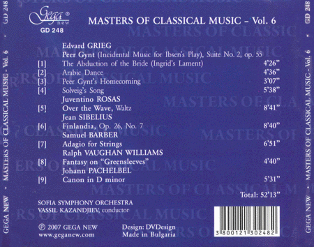 V6: Masters Of Classical Music