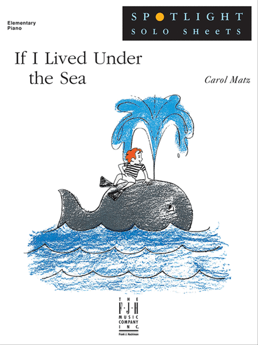 If I Lived Under the Sea Easy Piano scores gallery preview page 1
