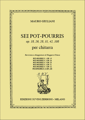 Book cover for Potpourri 6 Opus 108