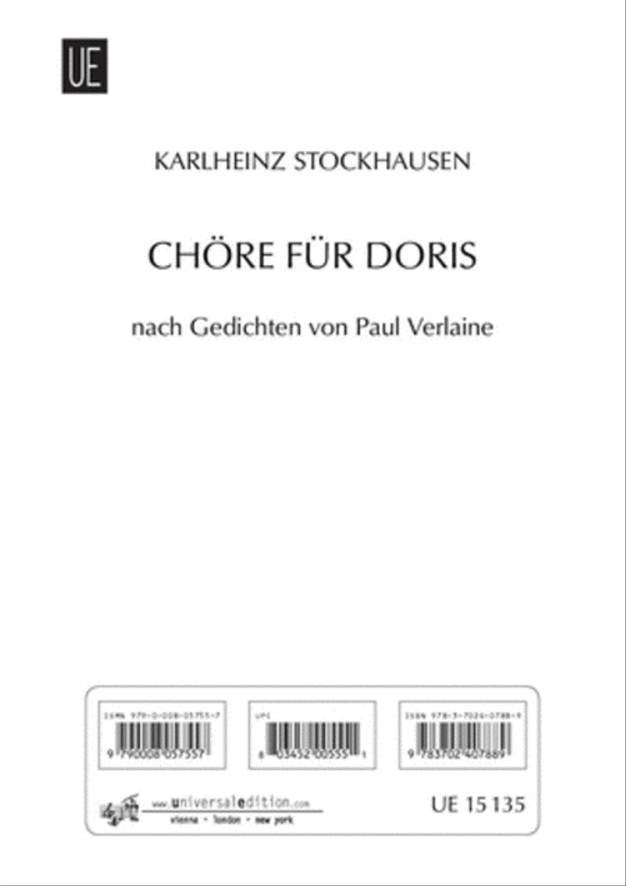 Chore für Doris Chore für Doris School and Community scores gallery preview page 1