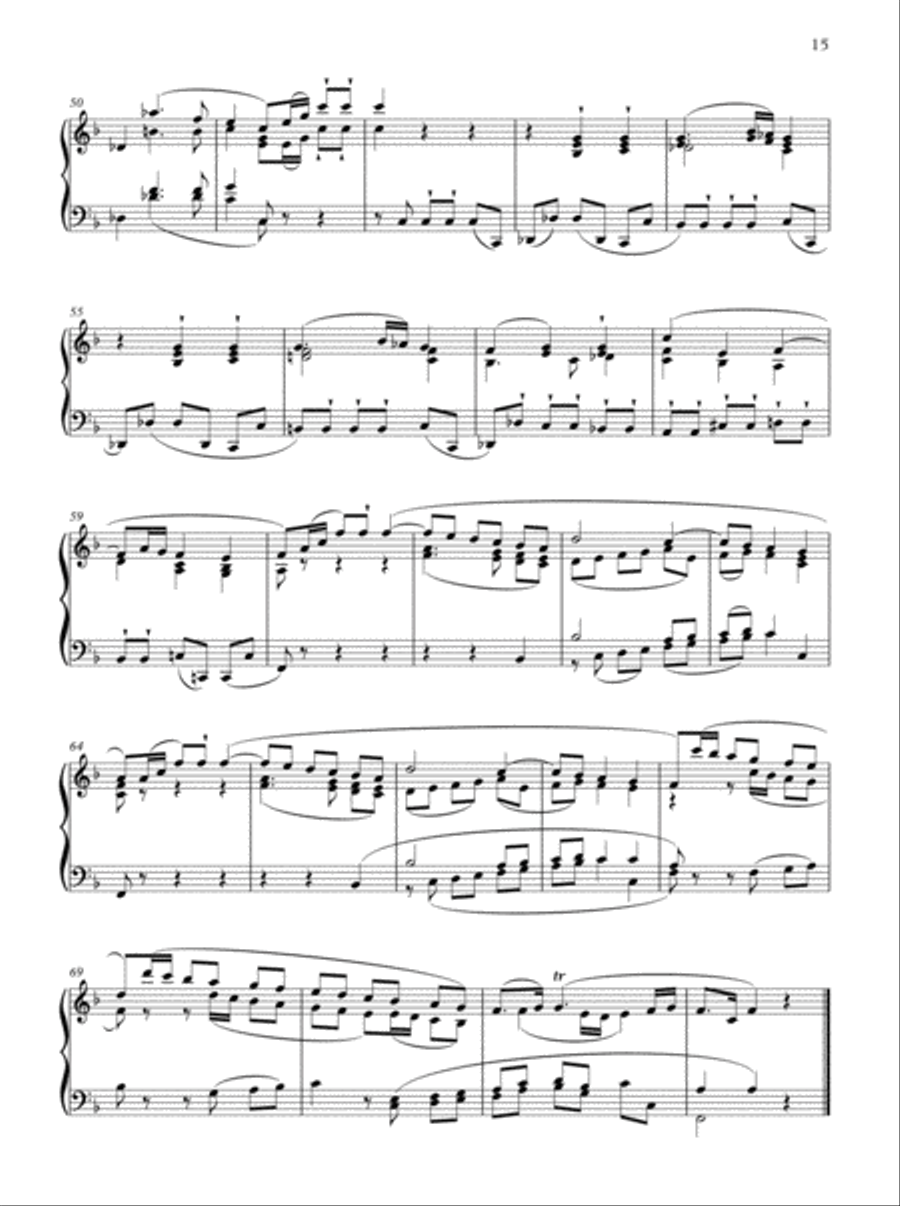 Oxford Book of Lent and Easter Organ Music for Manuals Organ Solo scores gallery preview page 15