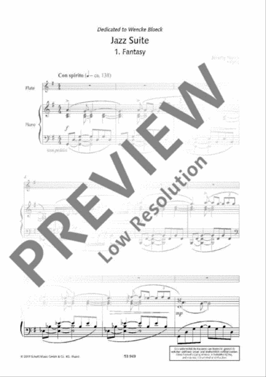 Jazz Suite Flute Solo scores gallery preview page 6