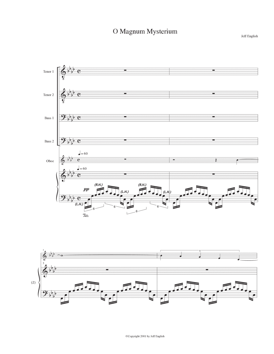 O Magnum Mysterium O Magnum Mysterium TTBB scores gallery preview page 1
