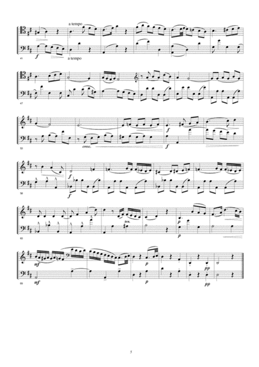 Joseph Haydn, (1732-1809) Divertimento for double bass and cello. Transcribed and edited by Klaus S