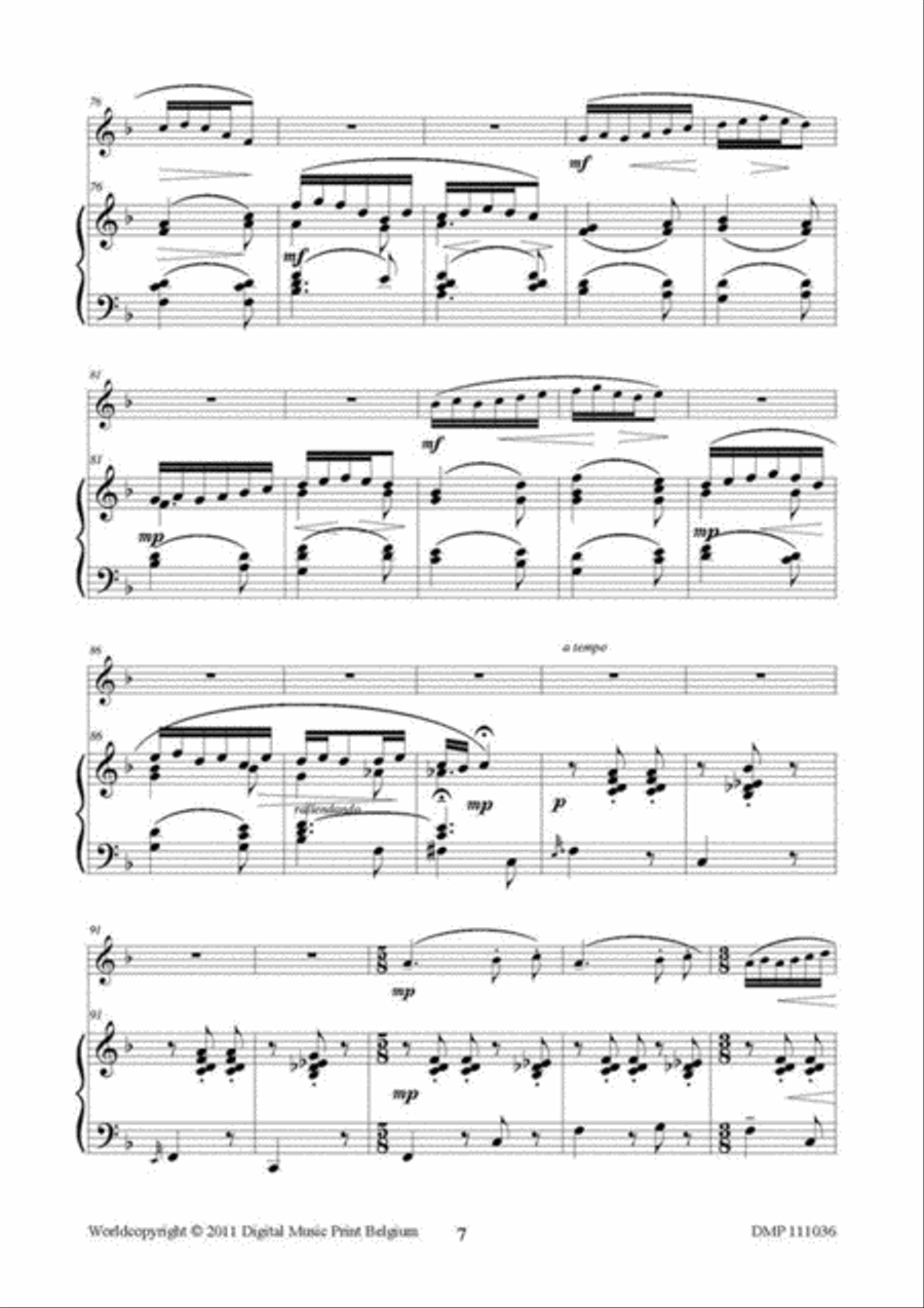 Burleske Violin Solo scores gallery preview page 4