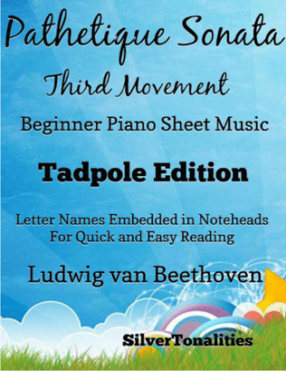 Book cover for Pathetique Sonata Third Movement Beginner Piano 2nd Edition