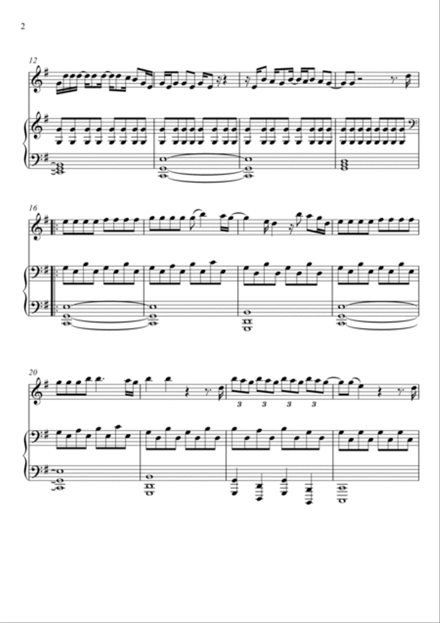 Drivers License Piano scores gallery preview page 2