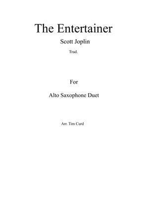 Book cover for The Entertainer. Saxophone Duet