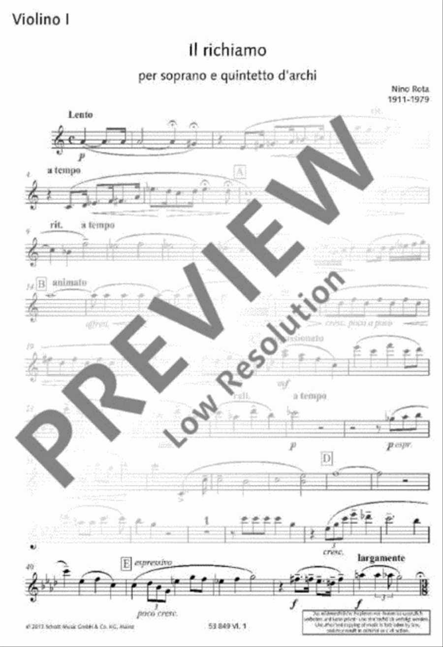 Il richiamo Cello scores gallery preview page 16