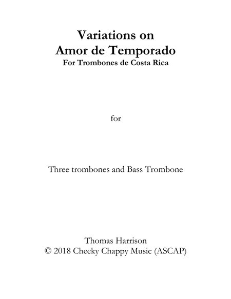 Variations on Amor de Temporado image number null