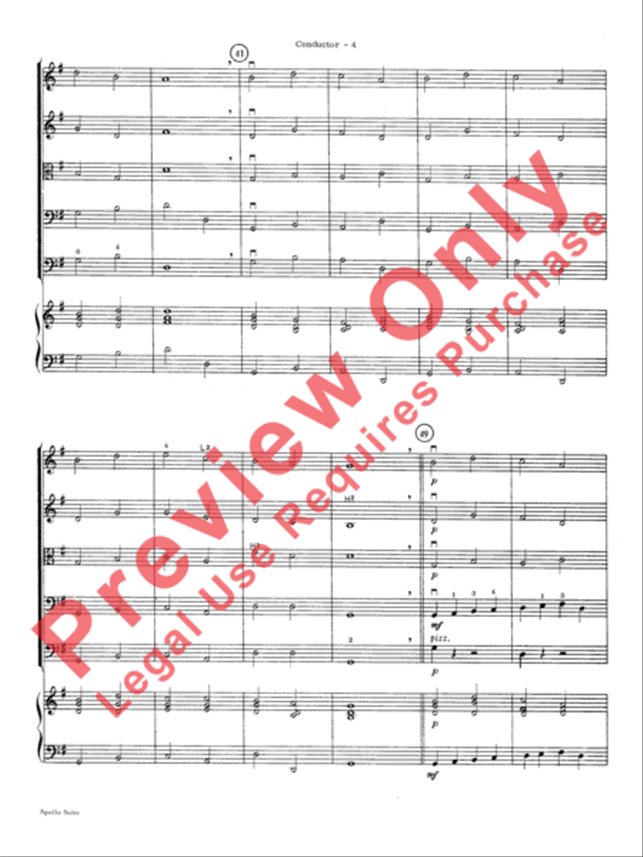 The Apollo Suite String Orchestra scores gallery preview page 7