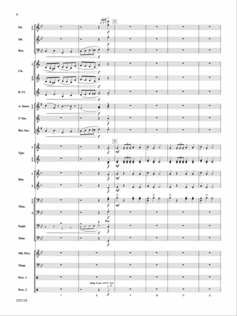 Scenes from The Nutcracker Concert Band scores gallery preview page 3