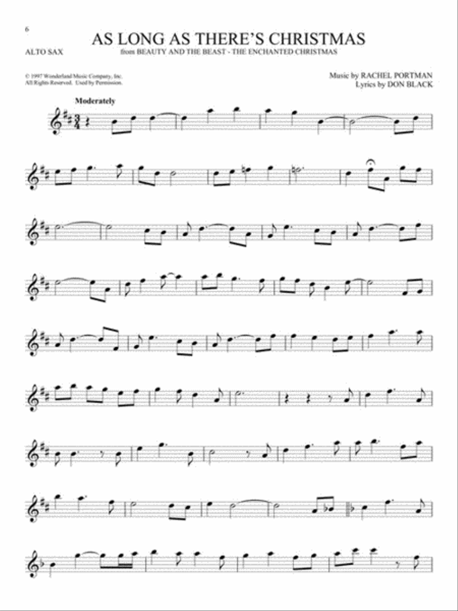 101 Christmas Songs Alto Saxophone scores gallery preview page 5