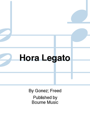 Book cover for Hora Legato