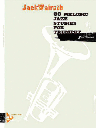 Book cover for 20 Melodic Jazz Studies for Trumpet