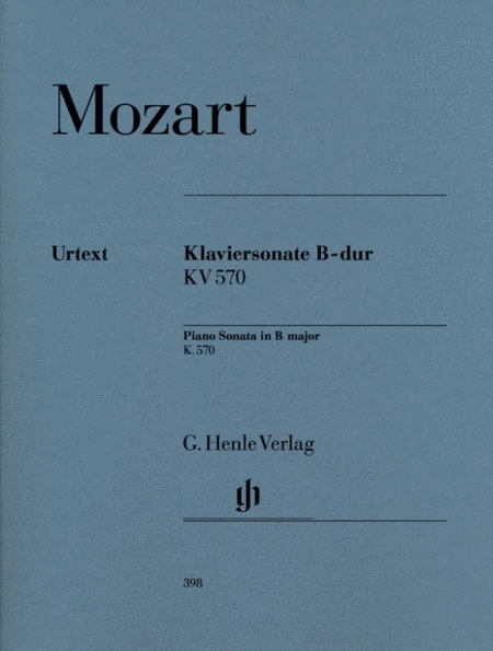 Mozart - Piano Sonata B Flat Major K 570