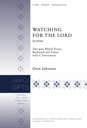 Book cover for Watching for the Lord - Guitar edition