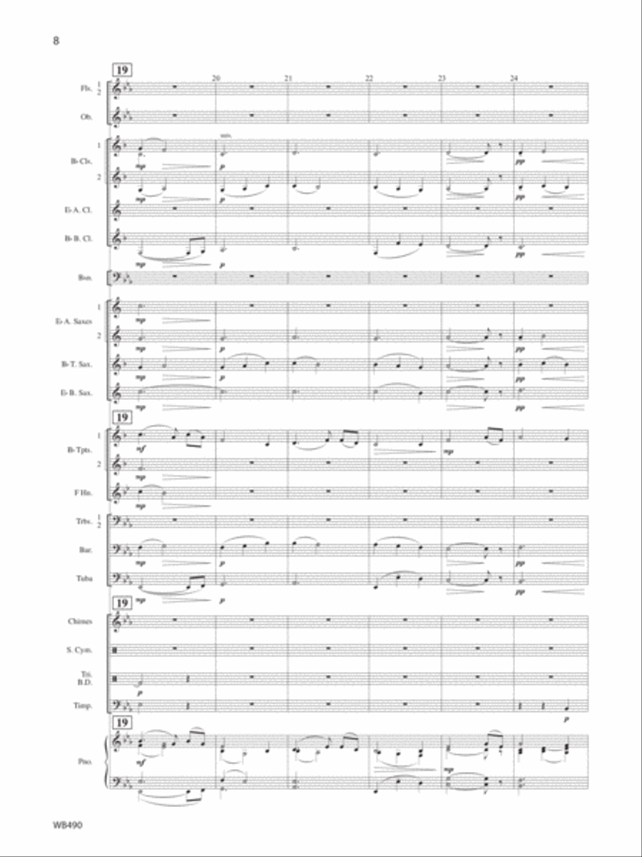 Amazing Grace Concert Band scores gallery preview page 6