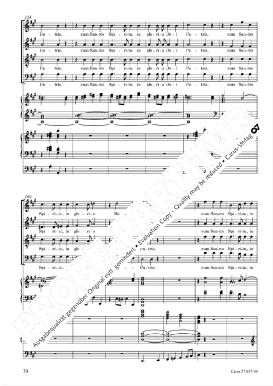 Messe solennelle en ut diese mineur 4-Part scores gallery preview page 31