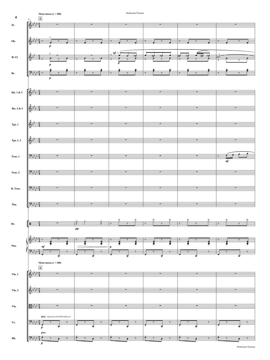 La Passerella Di Addio Full Orchestra scores gallery preview page 5