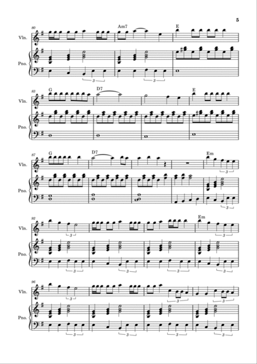 Eve, Psyche & The Bluebeard's Wife Eve, Psyche & The Bluebeard's Wife Violin Solo scores gallery preview page 5