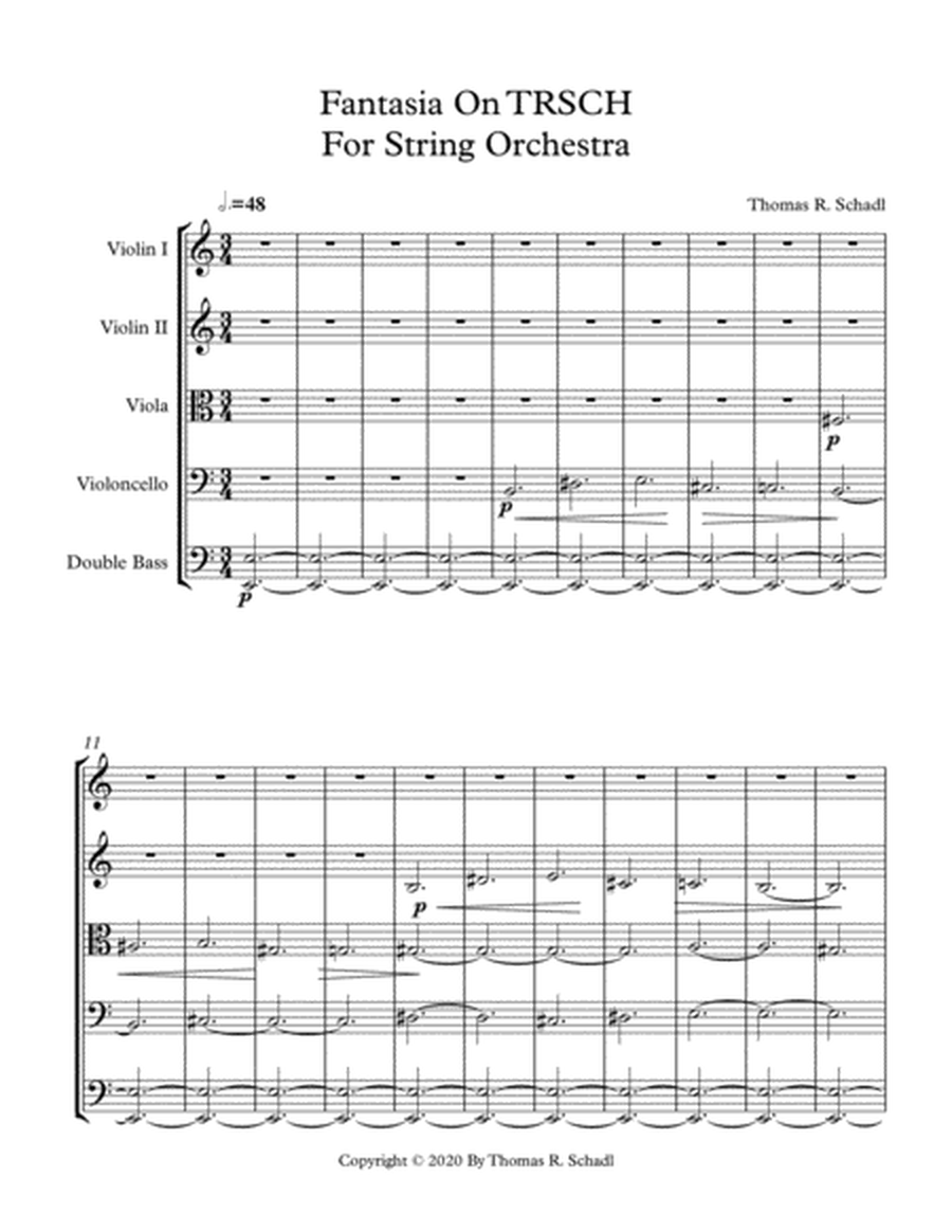 Fantasia On TRSCH For String Orchestra